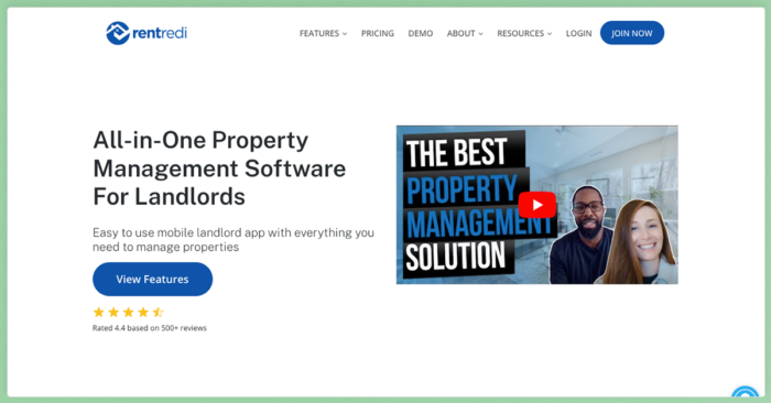 online rental application software rentredi